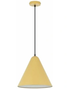 Konus Interior Iron Shade with Frosted Diffuser Pendant Lights