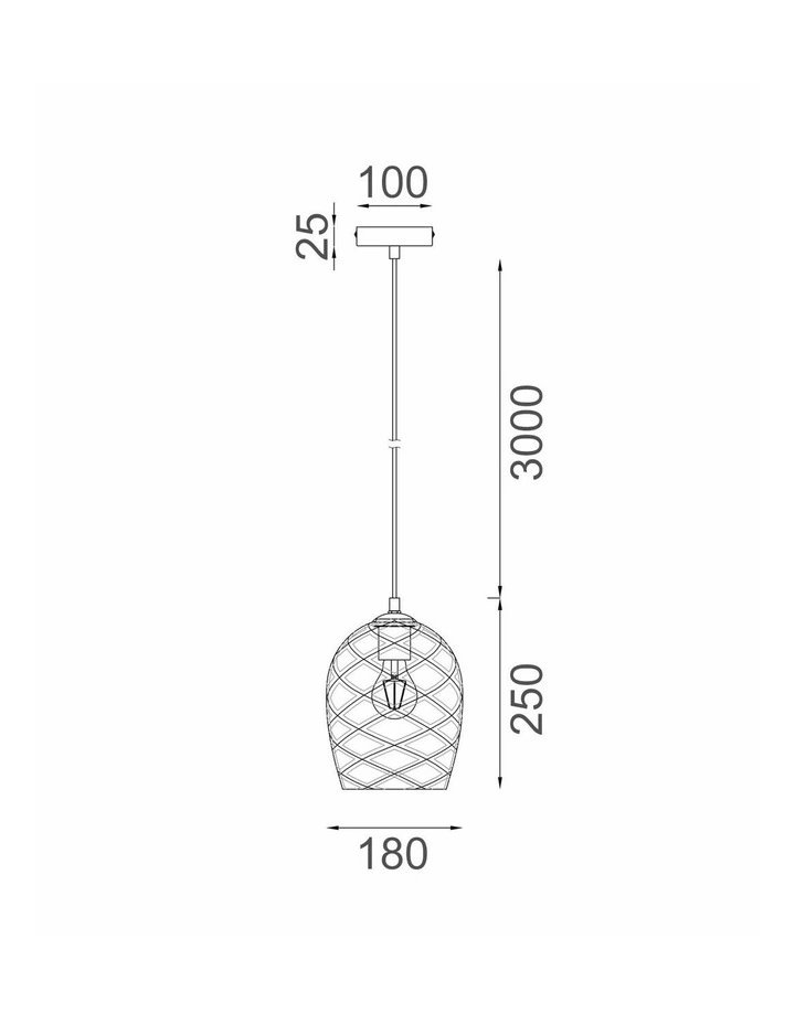 Neta Interior Wine Glass Shade Segmented Pendant Lights image 3