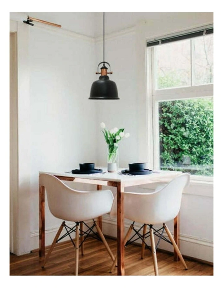 Alta Industrial Bell Shape With Copper Highlights Pendant Lights image 7