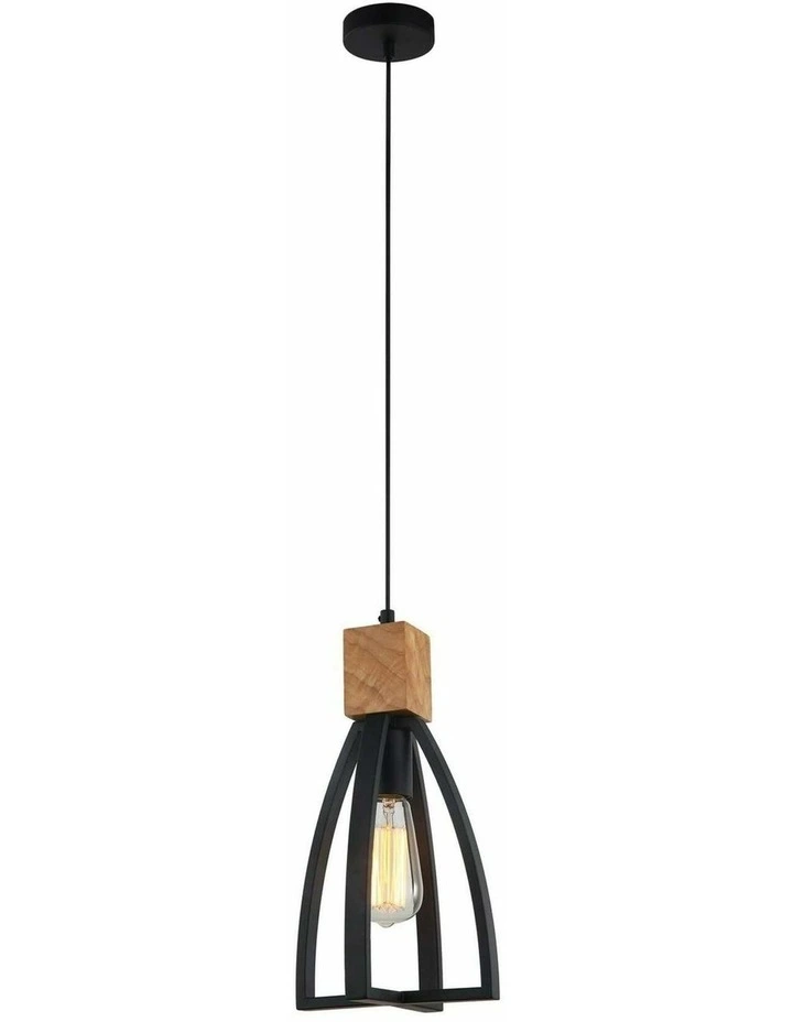 Faro Wood Convex Cone Pendant Lights image 1