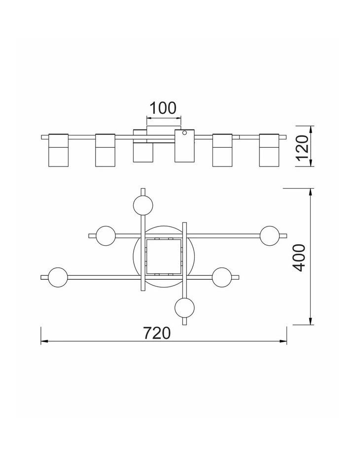 Tache Interior Spot Ceiling Lights (with Adjustable White Heads) IP20 image 2