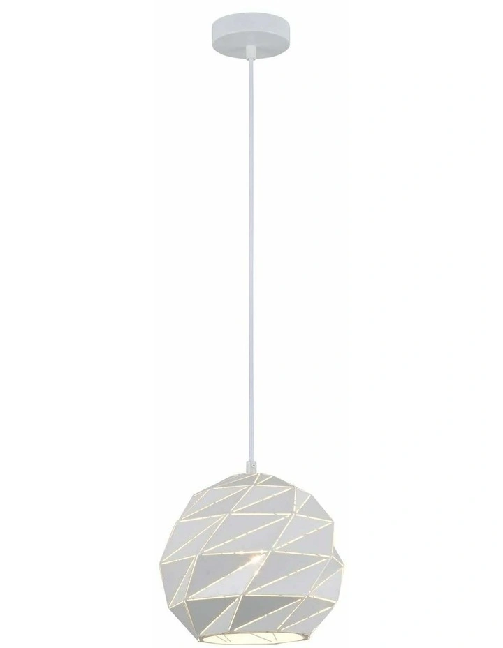 Origami Interior Large Dome Carved Iron Origami Style Pendant Lights image 2