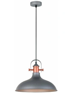 Narvik Industrial Scandinavian Dome Shape With Copper Plating Pendant Lights