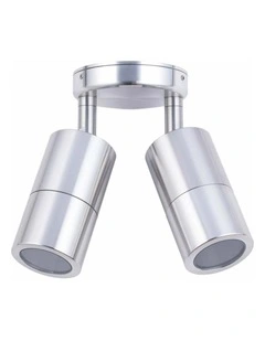 GU10 Exterior Wall Pillar Spot Lights (Anodized Aluminium) IP65