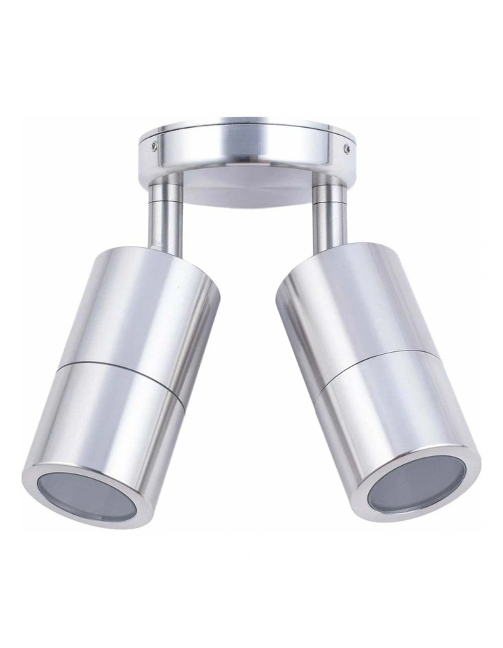 GU10 Exterior Wall Pillar Spot Lights (Anodized Aluminium) IP65 image 1