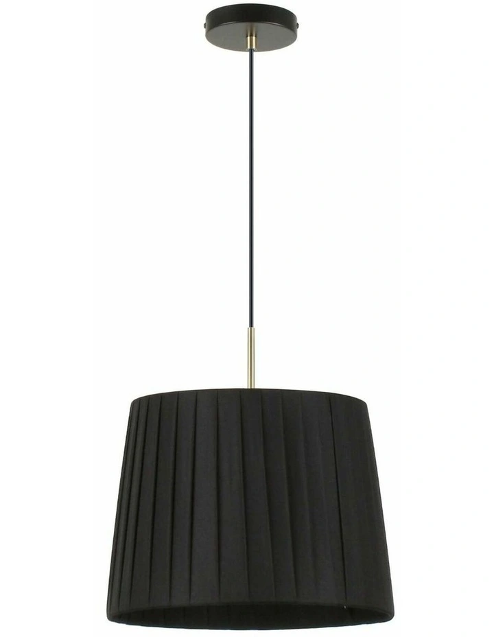 Prega Interior Slanted Pleated Fabric Shade Pendant Lights image 1
