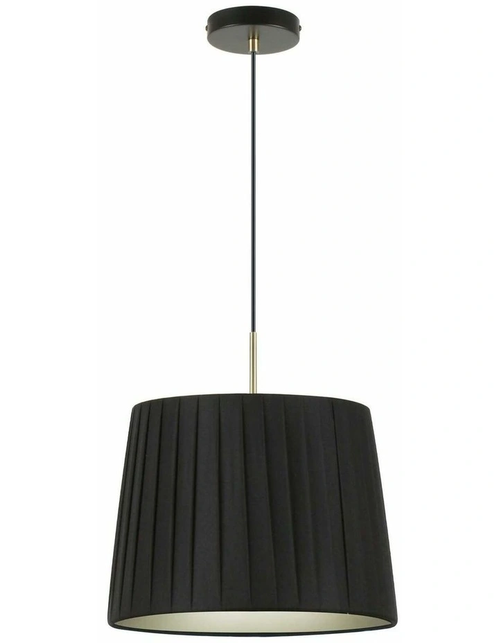 Prega Interior Slanted Pleated Fabric Shade Pendant Lights image 2