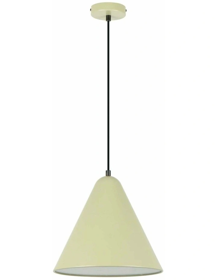 Konus Interior Iron Shade with Frosted Diffuser Pendant Lights image 1