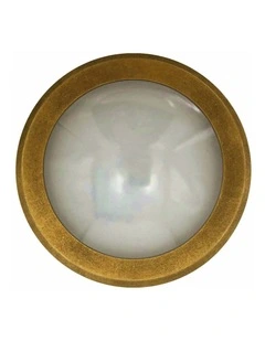 Exterior LED 12V/240V Antique Brass Eyelid/Round Step/Wall Lights IP65