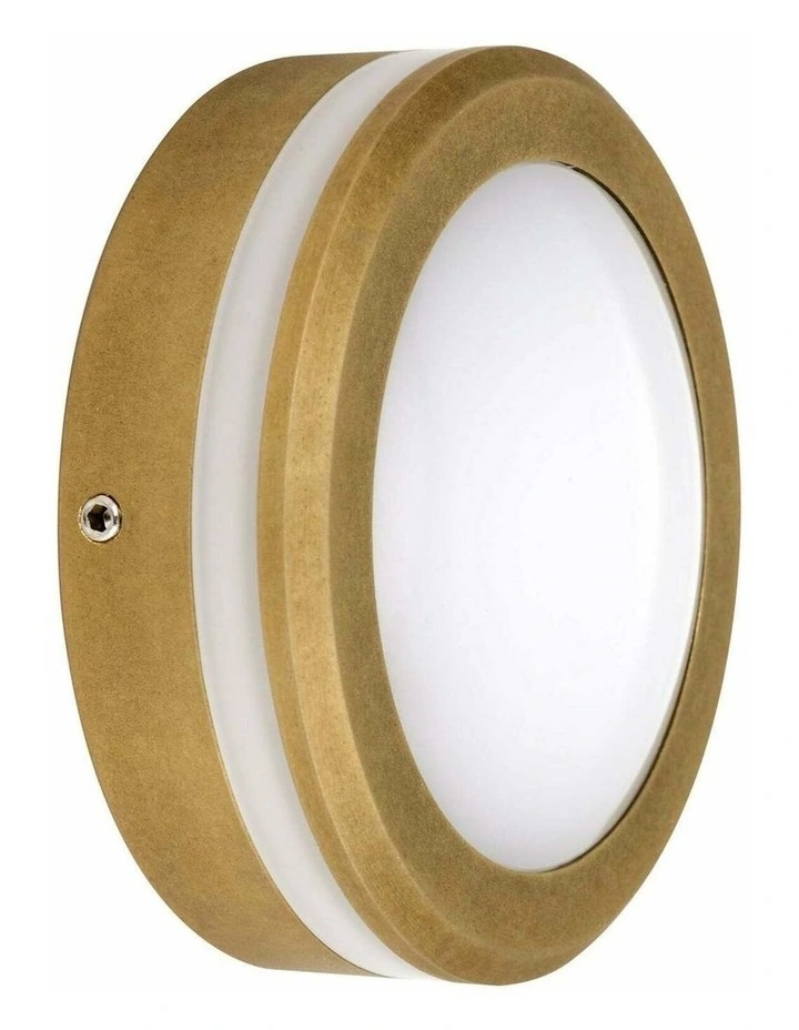 Exterior LED 12V/240V Antique Brass Eyelid/Round Step/Wall Lights IP65 image 2