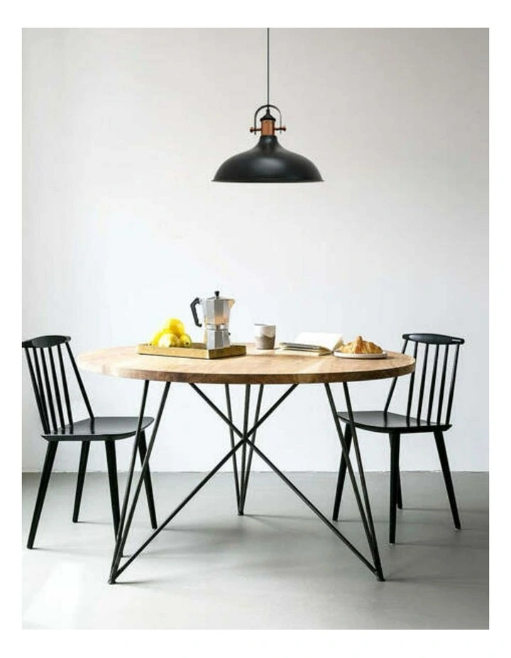 Narvik Industrial Scandinavian Dome Shape With Copper Plating Pendant Lights image 3