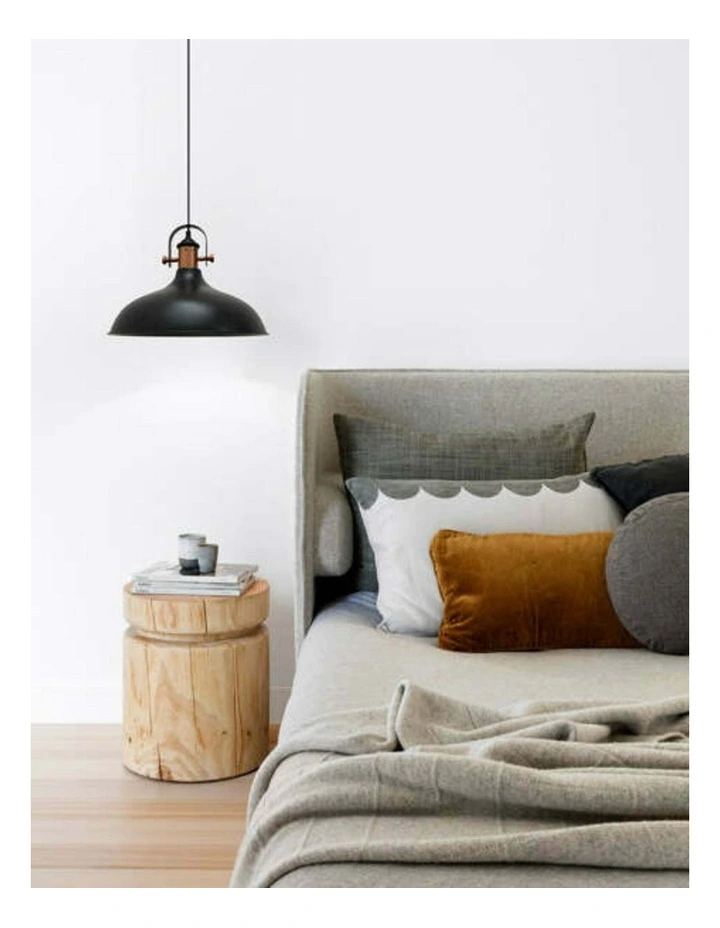 Narvik Industrial Scandinavian Dome Shape With Copper Plating Pendant Lights image 4