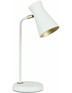 Mecto Cone Iron Adjustable Shade Antique Brass Highlight Table Lamps