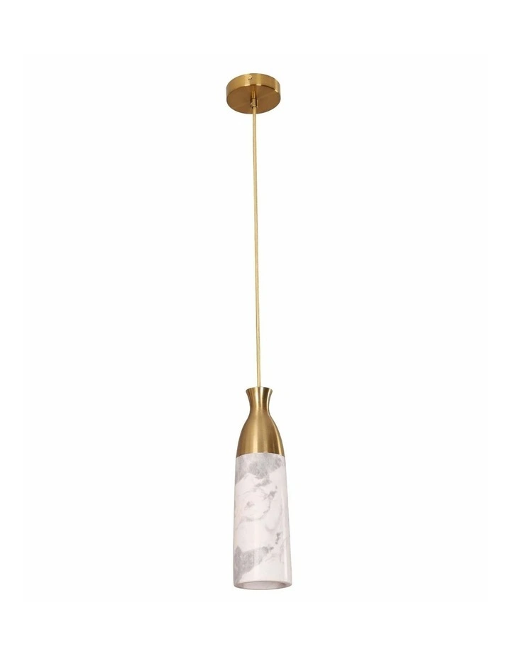 Marmol Interior Marble Cylinder Pendant Lights image 1