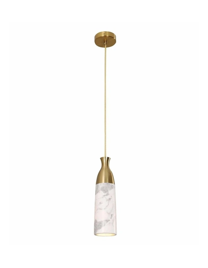 Marmol Interior Marble Cylinder Pendant Lights image 3
