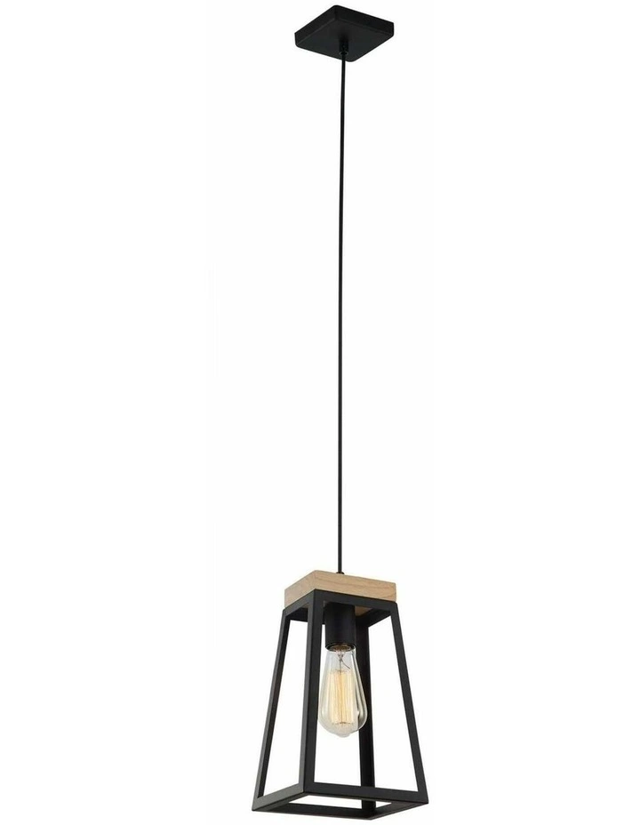 Lanterna Scandinavian Wood Trapezium Pendant Lights image 1