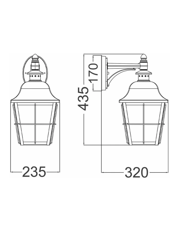 Trenero Exterior Surface Mounted Coach Wall Lights IP44 image 3