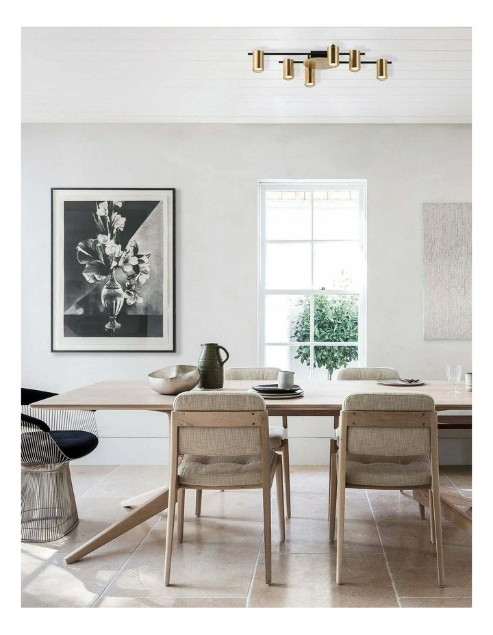 Tache Interior Spot Ceiling Lights (with Adjustable Antique Brass Heads) IP20 image 3