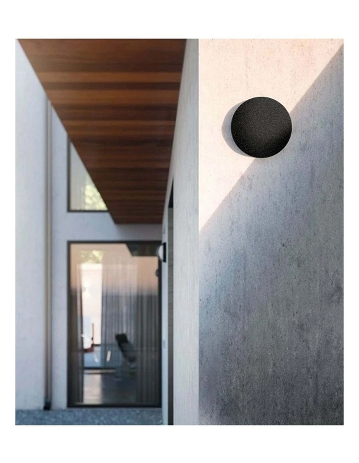 Shadow Exterior LED Tri-CCT Round Backlit Wall Lights IP65 IK08 (Diam: 250mm) image 3
