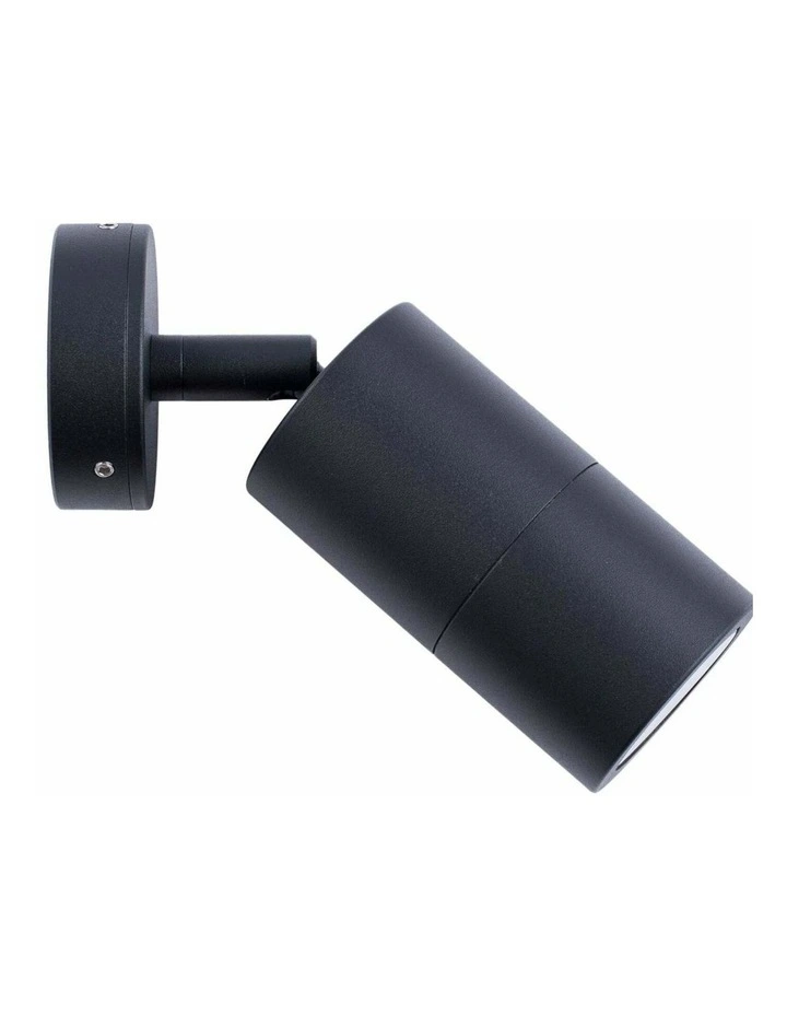 GU10 Exterior Wall Pillar Spot Lights (Black Aluminium) IP65 image 1