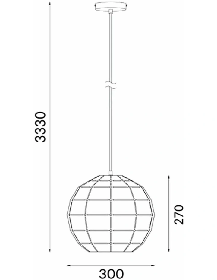 Armis Retro Tiled Wine Glass Shape Pendant Lights image 2
