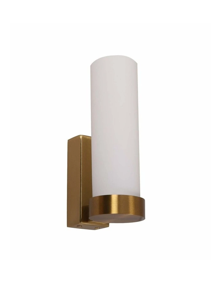 Vara Interior Tubular Up Opal Glass Wall Lights image 1