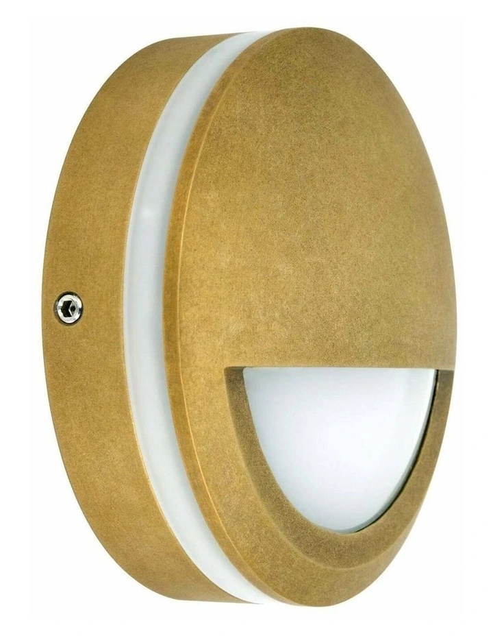 Exterior LED 12V/240V Antique Brass Eyelid/Round Step/Wall Lights IP65 image 2