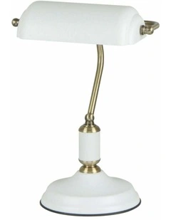 Banca Interior Banker Lamps with Cylindrical Shade