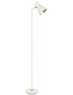 Mecto Cone Iron Adjustable Shade Antique Brass Highlight Floor Lamps