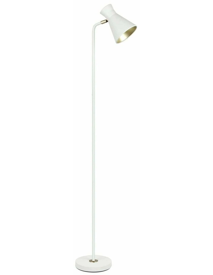 Mecto Cone Iron Adjustable Shade Antique Brass Highlight Floor Lamps image 1