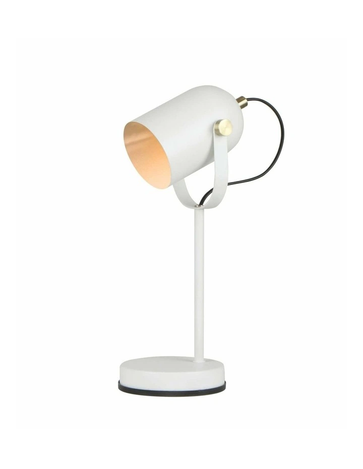 Tazza Ellipse Shade with Antique Brass Highlight Table Lamps image 2