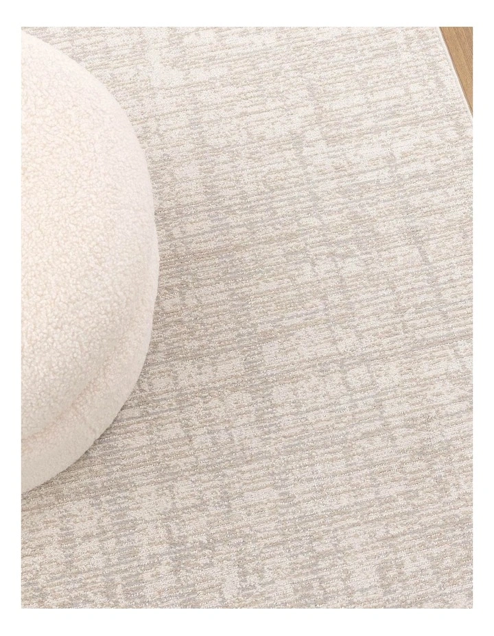 Toscana Distressed Lines Grey Beige Runner - TOS4 image 4