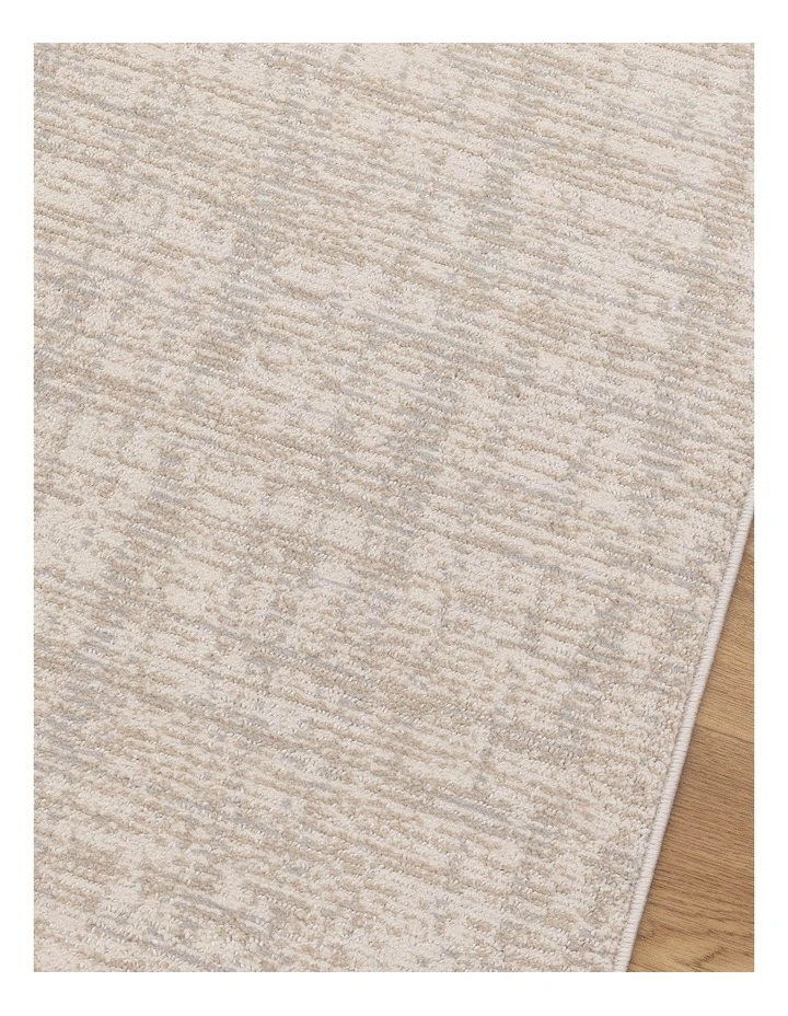 Toscana Distressed Lines Grey Beige Runner - TOS4 image 6