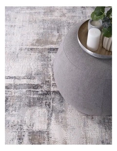 Expressions Beige Grey Modern Runner - EX07
