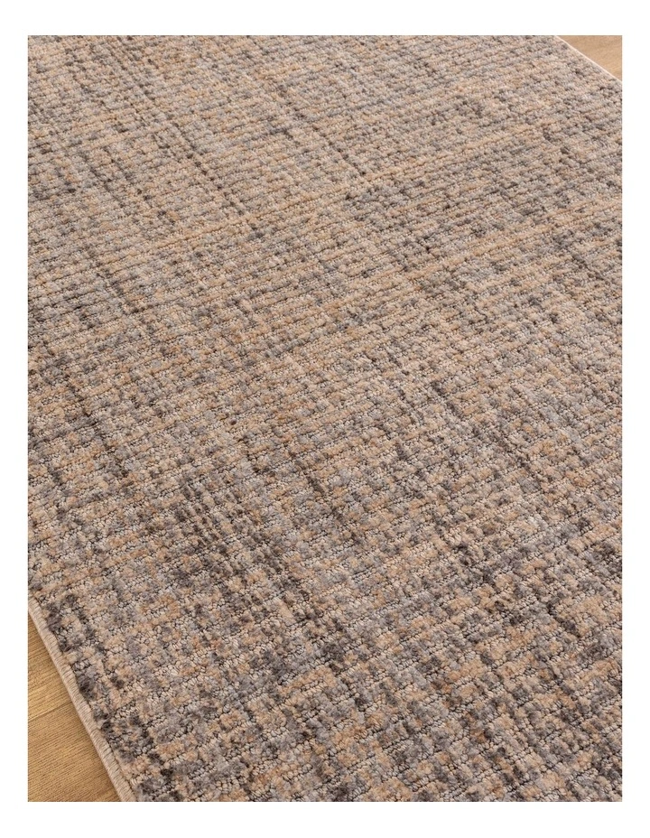 Cherie Distressed Lines Beige Grey Runner - CH05 image 5