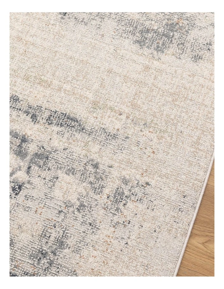 Toscana Distressed Splash Beige Blue Runner - TOS5 image 6