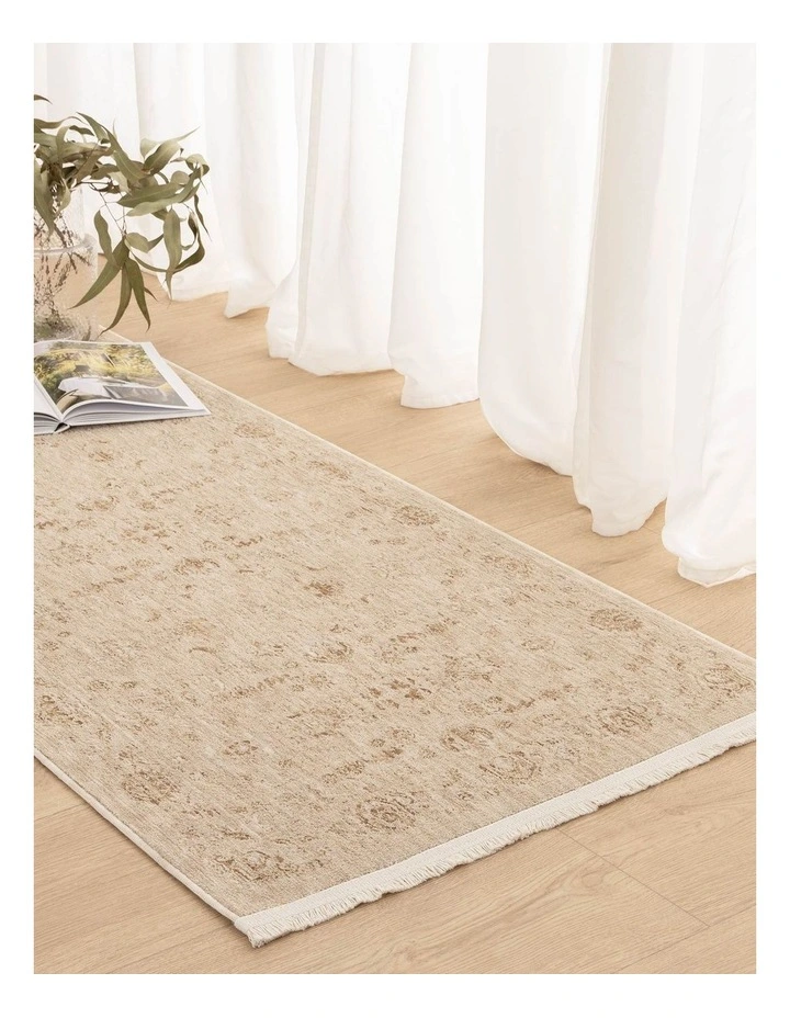 D103- Delphine Warm Biscotti Vintage Beige Runner image 4