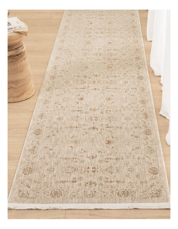 D103- Delphine Warm Biscotti Vintage Beige Runner image 5