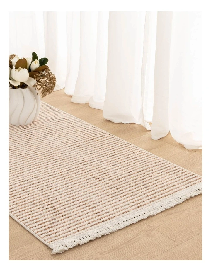 Berno Pink Ivory Loop Stripes Runner - B002 image 3