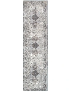 Expressions Grey Oriental Runner - EX04