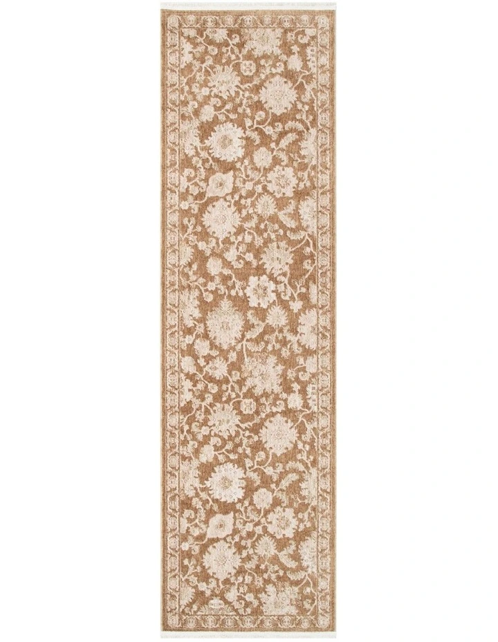 D105- Dephine Toffee Vintage Runner image 1