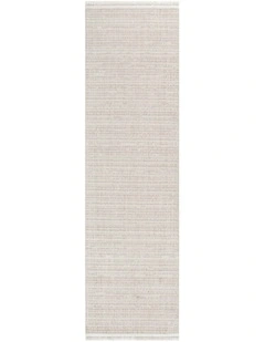 Berno Ivory Beige Loop Runner - B008