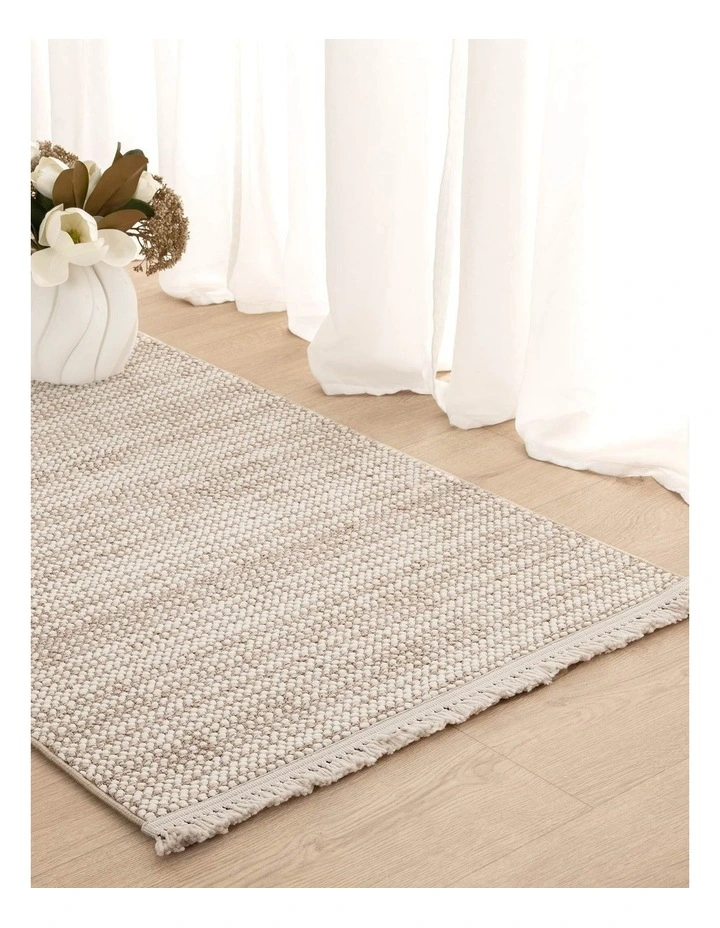 Berno Ivory Beige Loop Runner - B008 image 2