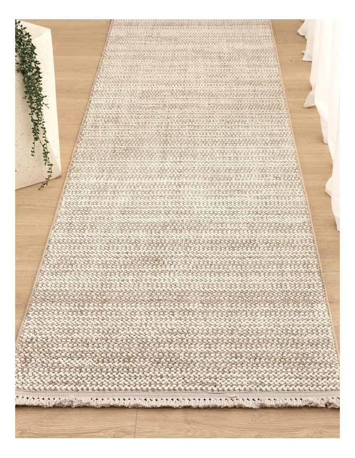 Berno Ivory Beige Loop Runner - B008 image 3