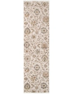 D107- Delphine Antique Bloom Multi Vintage Runner