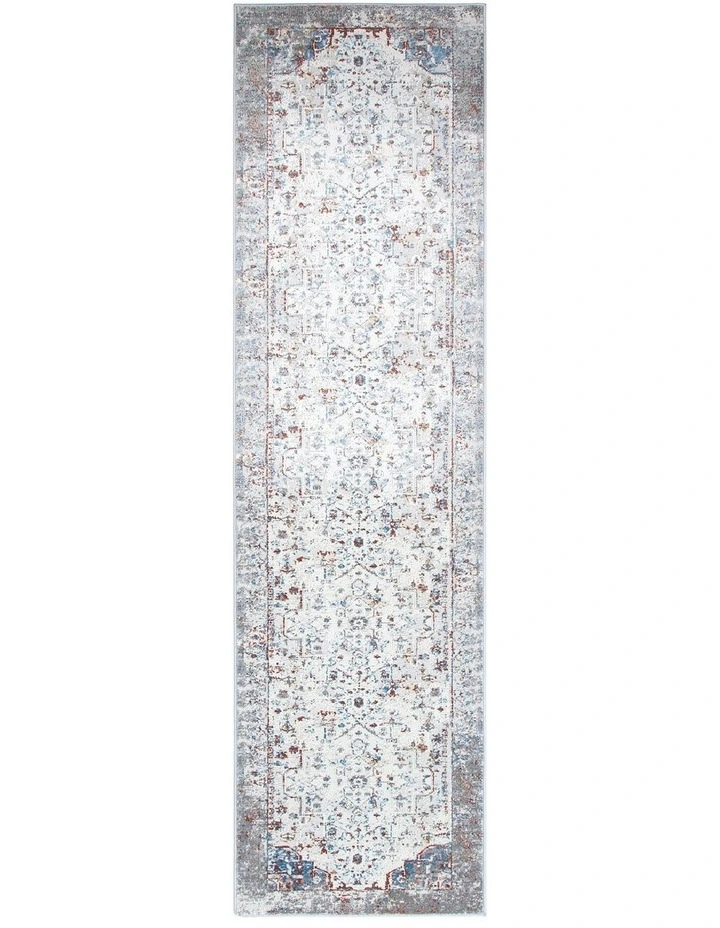 Expressions Grey Multi Contemporary Runner - EX03 image 1