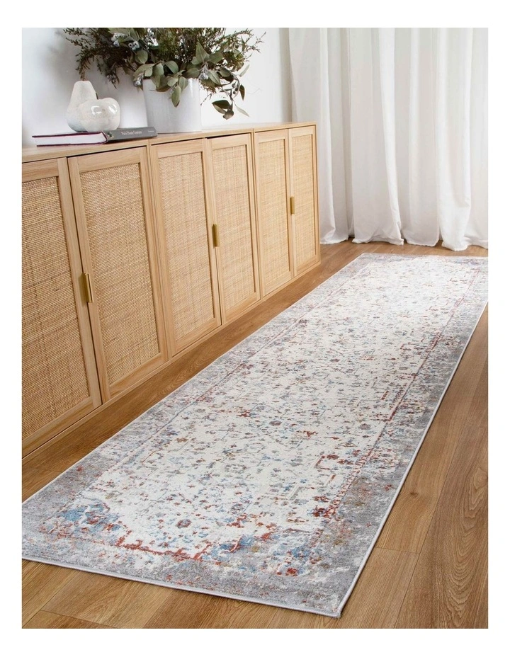 Expressions Grey Multi Contemporary Runner - EX03 image 2