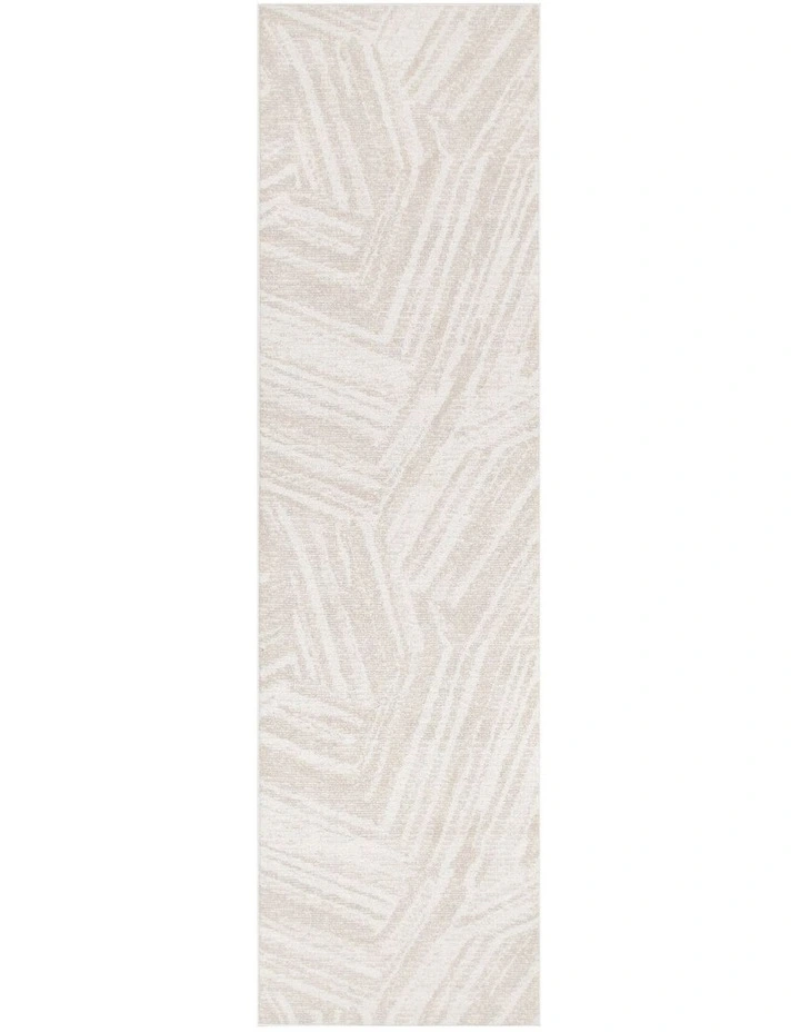 Toscana Geo Lines Beige Cream Runner - TOS1 image 1