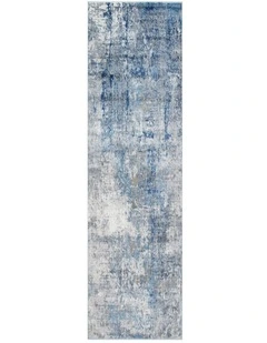 Expressions Navy Blue Modern Runner - EX11