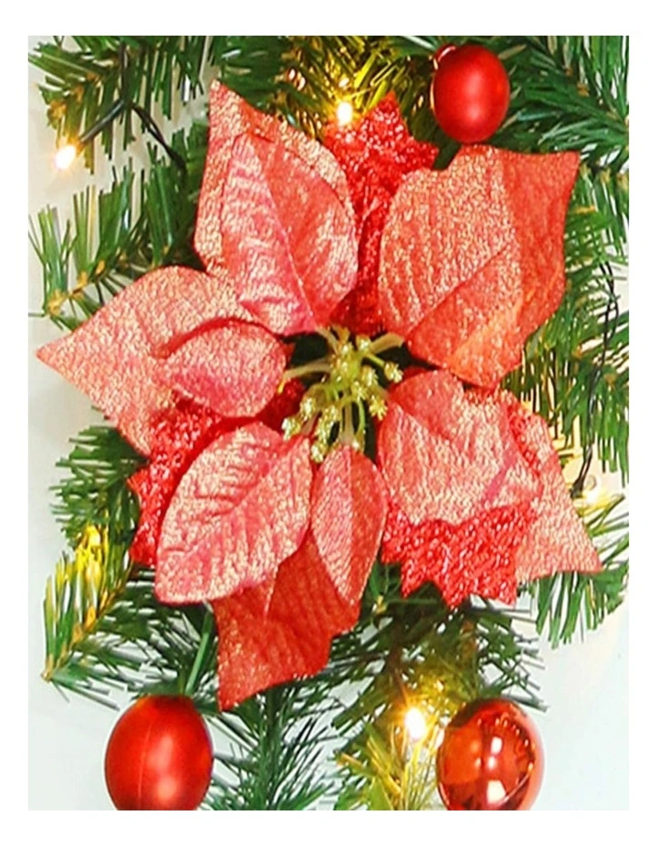 9ft Artificial Christmas Tree Garland Festive Xmas Decoration image 4